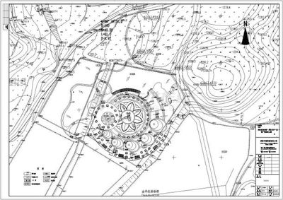 某大型休闲公园雕塑广场建设工程设计cad全套施工图(含设计说明)